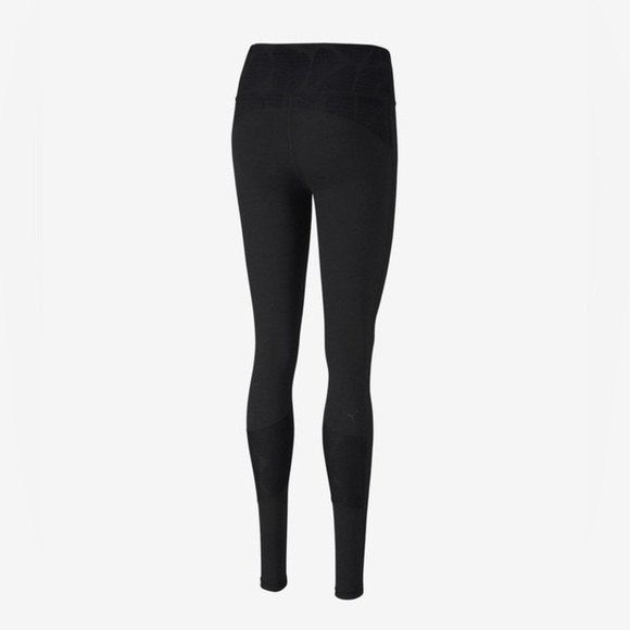 Puma Lace Eclipse Full Length Tight Leggings High Rise Waist Black Size XS - Picture 11 of 11